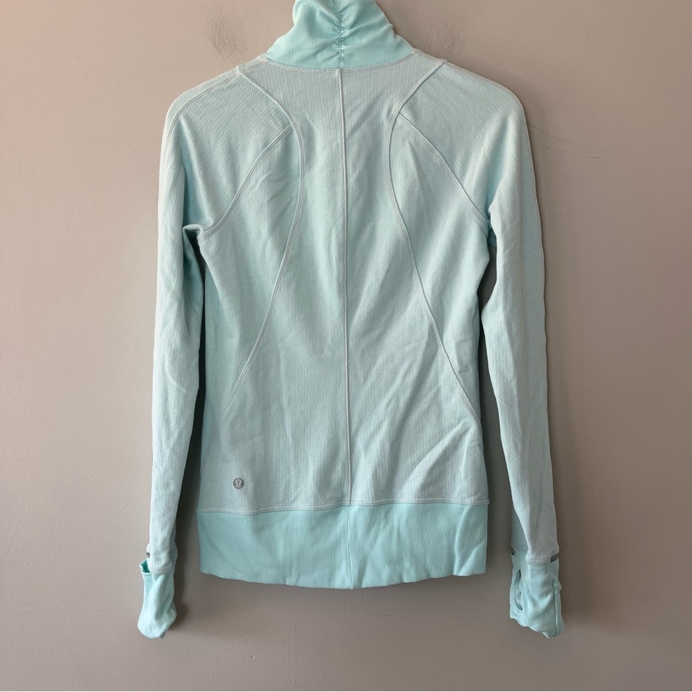 lululemon athletica Light Aqua Half-Zip Pullover Jacket - Picture 2 of 10